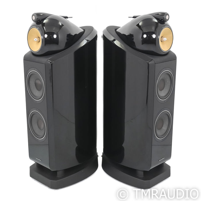 B&W 802 Diamond Floorstanding Speakers; Black Pair