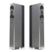 Q Acoustics Concept 500 Floorstanding Speakers; Silver and Ebony Pair (New)