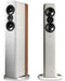 Q Acoustics Concept 500 Floorstanding Speakers; White and Oak Pair (New)