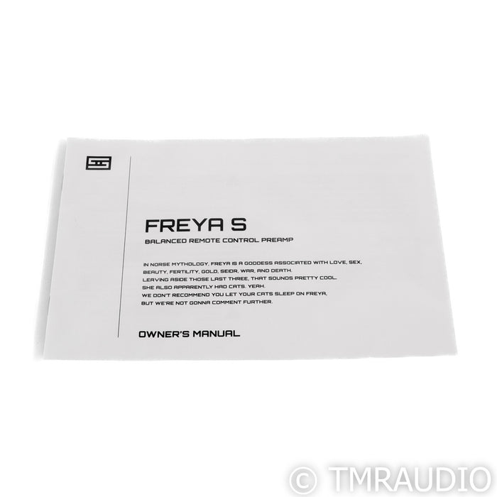 Schiit Freya S Stereo Preamplifier; (No Remote)