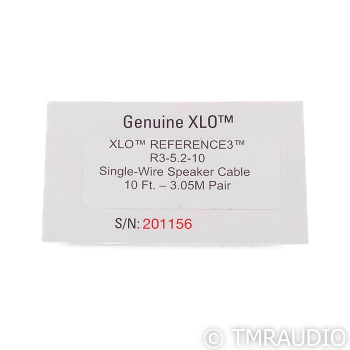 XLO Reference 3 R3-5.2 Speaker Cables; 10ft Pair Banana