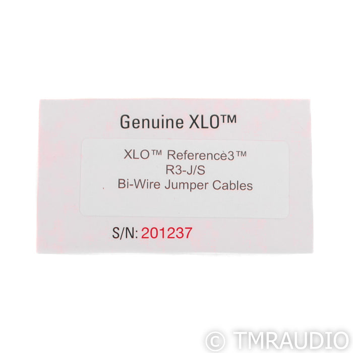 XLO Electric Reference 3 R3-J/S Bi-Wire Jumper Cable; (Set of Four)