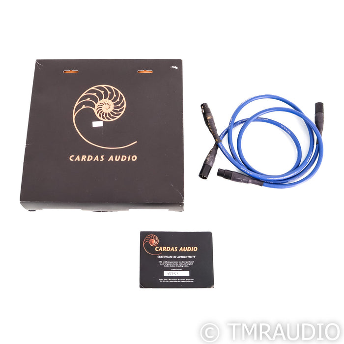 Cardas Clear Light XLR Cables; 1m Pair Balanced Interconnects