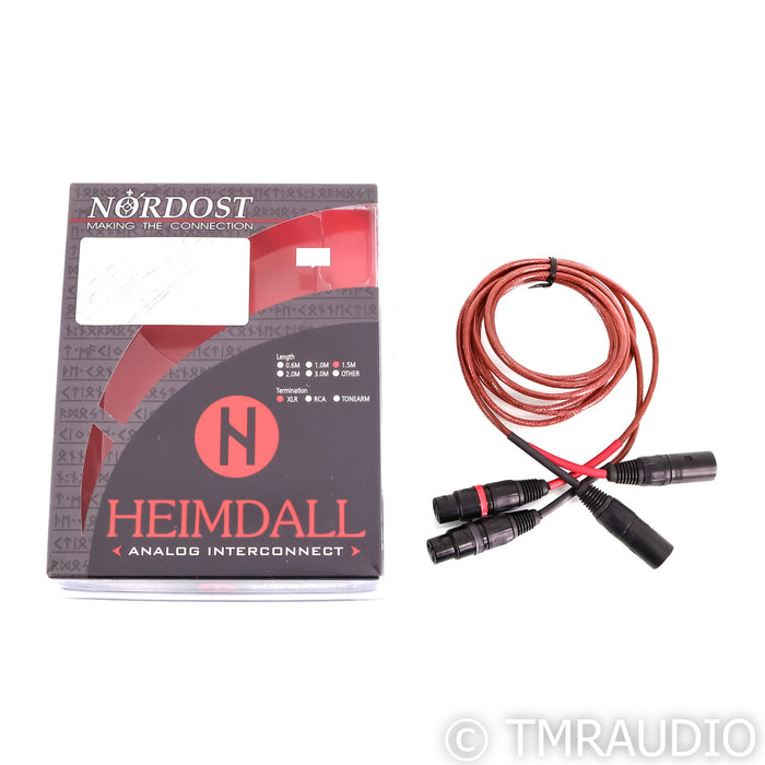 Nordost Heimdall 1 XLR Cables; 1.5m Pair Balanced Interconnects