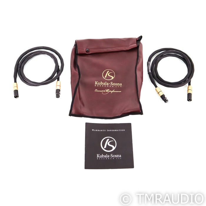 Kubala Sosna Expression XLR Cables; 1.5m Pair Balanced Interconnects
