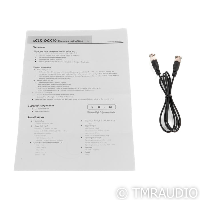 SOtm sCLK-OCX10 Master Clock Generator; sCLKOCX10