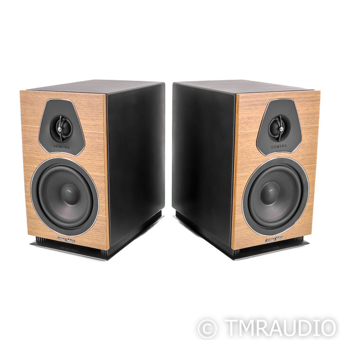 Sonus Faber Lumina II Bookshelf Speakers; Walnut and Leather