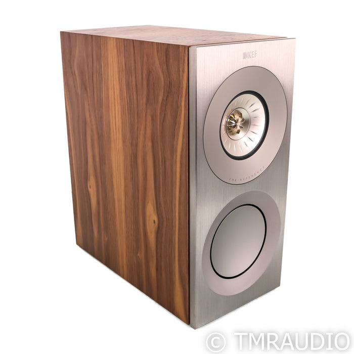 KEF Reference I Meta Bookshelf Speaker; Walnut / Silver (Single Speaker)