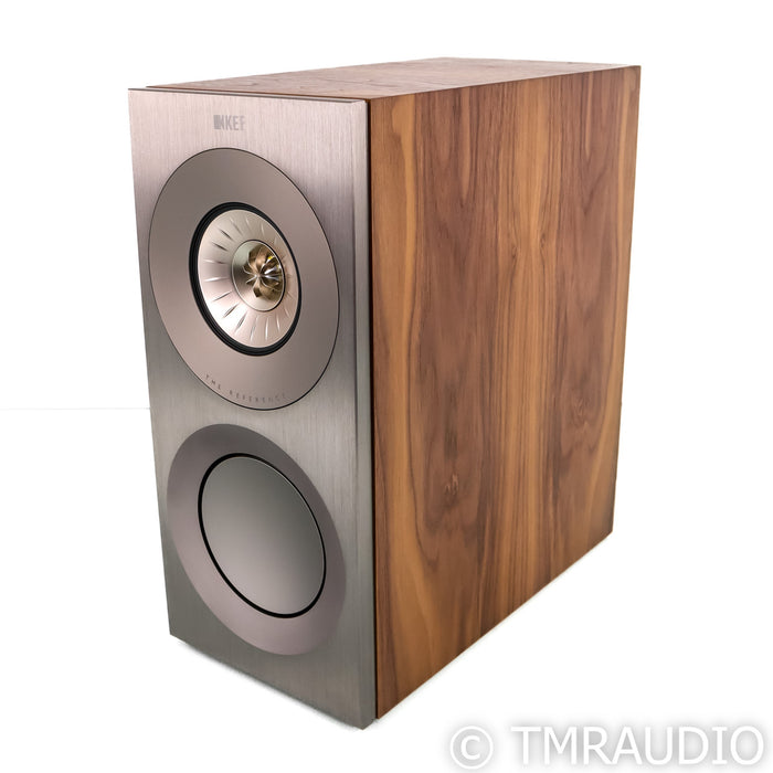 KEF Reference I Meta Bookshelf Speaker; Walnut / Silver (Single Speaker)