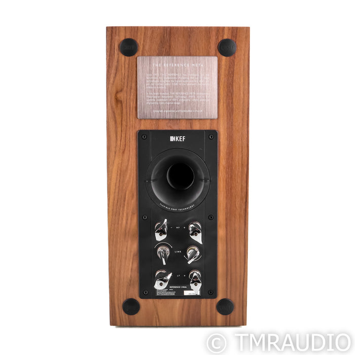 KEF Reference I Meta Bookshelf Speaker; Walnut / Silver (Single Speaker)