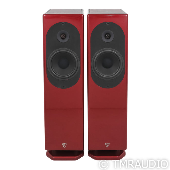 Roman Audio Centurion 2-Way Floorstanding Speakers; Red Pair
