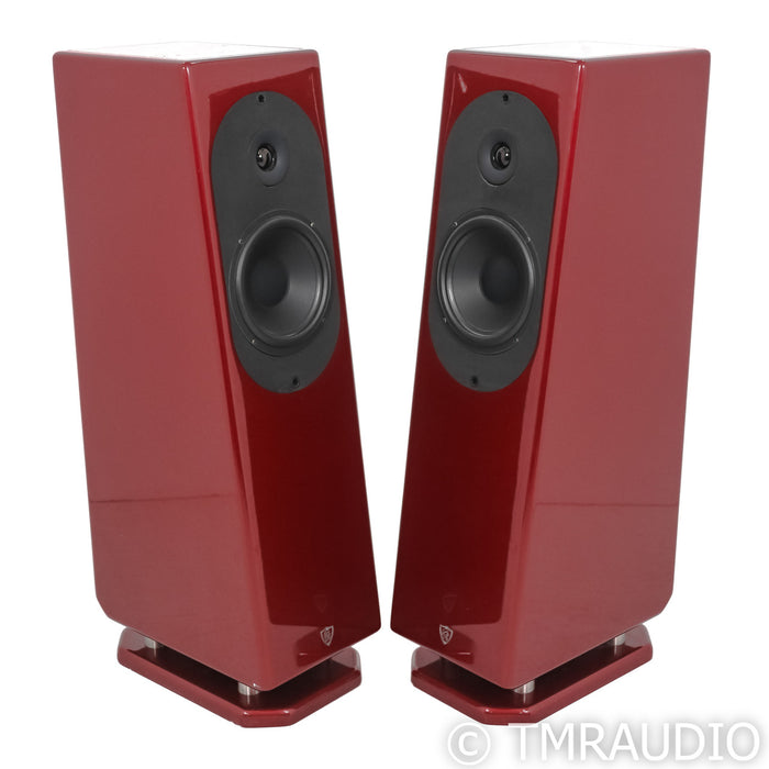 Roman Audio Centurion 2-Way Floorstanding Speakers; Red Pair