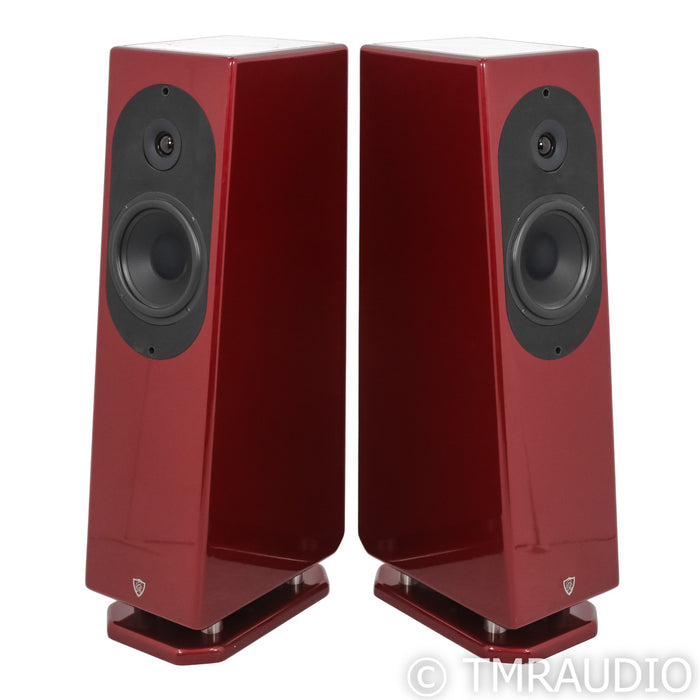 Roman Audio Centurion 2-Way Floorstanding Speakers; Red Pair