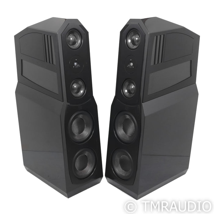 EgglestonWorks Viginti Floorstanding Speakers; Black Pair