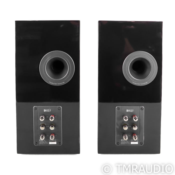 KEF R3 Bookshelf Speakers; Black Gloss Pair