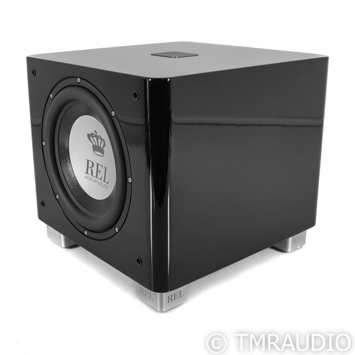 REL T/9x 10" Powered Subwoofer; Black Gloss