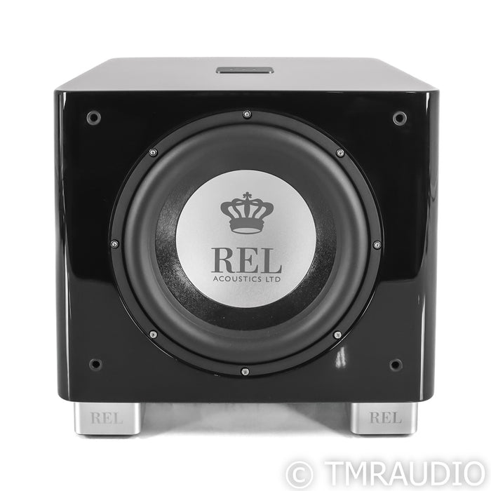 REL T/9x 10" Powered Subwoofer; Black Gloss