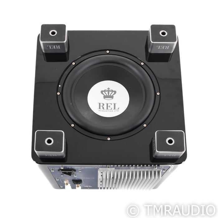 REL T/9x 10" Powered Subwoofer; Black Gloss
