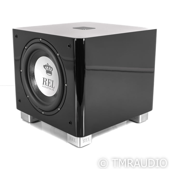 REL T/9x 10" Powered Subwoofer; Black Gloss