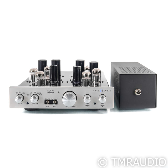 Cary Audio Design SLP-98 Stereo Tube Preamplifier; MM Phono; Silver