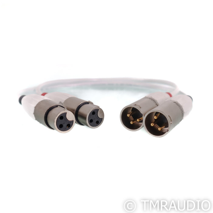 JPS Labs Superconductor V XLR Cables; 0.75m Pair Balanced Interconnects