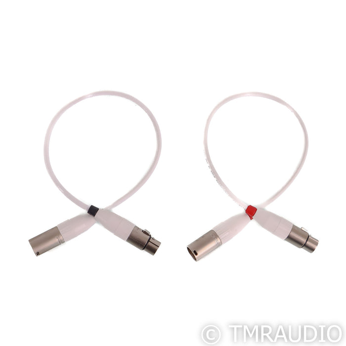 JPS Labs Superconductor V XLR Cables; 0.75m Pair Balanced Interconnects