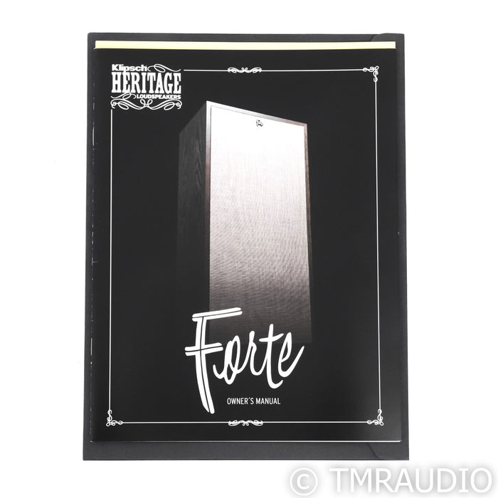 Klipsch Forte IV Floorstanding Speakers; Distressed Oak Pair