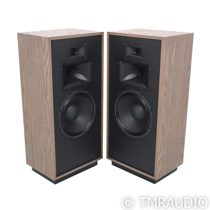 Klipsch Forte IV Floorstanding Speakers; Distressed Oak Pair