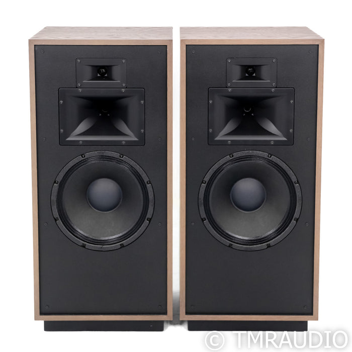Klipsch Forte IV Floorstanding Speakers; Distressed Oak Pair