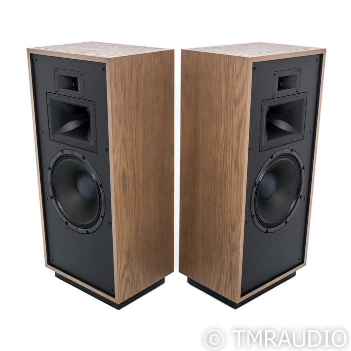 Klipsch Forte IV Floorstanding Speakers; Distressed Oak Pair