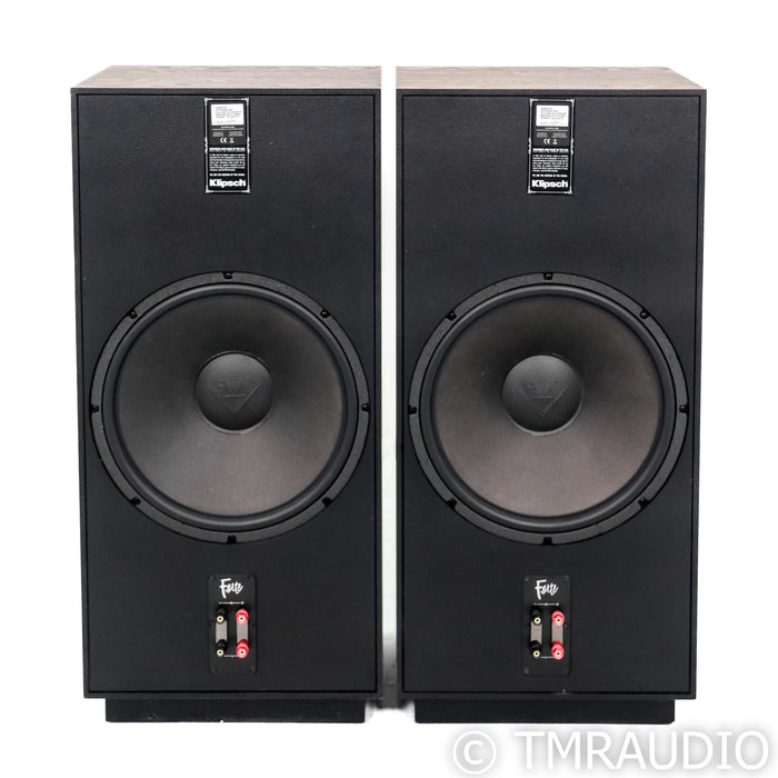Klipsch Forte IV Floorstanding Speakers; Distressed Oak Pair
