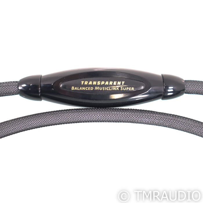 Transparent Audio Balanced MusicLink Super XLR Cables; 2m Pair Interconnects