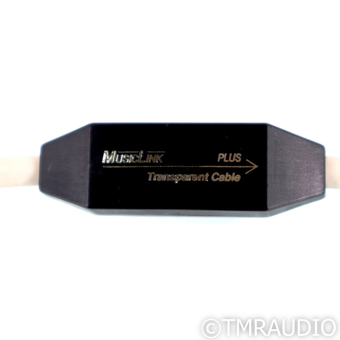 Transparent Audio MusicLink Plus RCA Cables; 1m Pair Interconnects