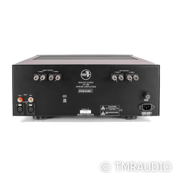Rogue Audio ST100 Dark Stereo Tube Power Amplifier; Stereo 100