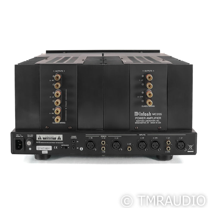 McIntosh MC205 Five Channel Power Amplifier; MC-205
