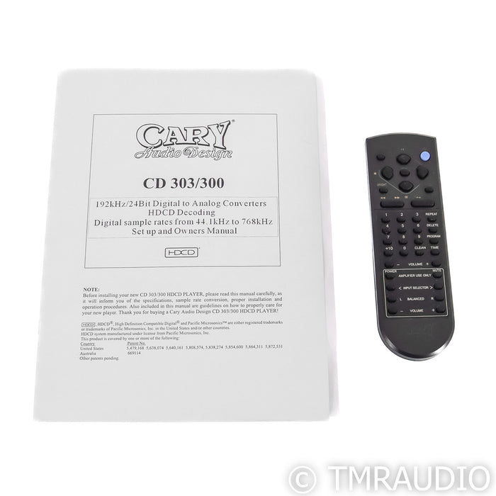 Cary Audio CD 303/300 HDCD Hybrid Player