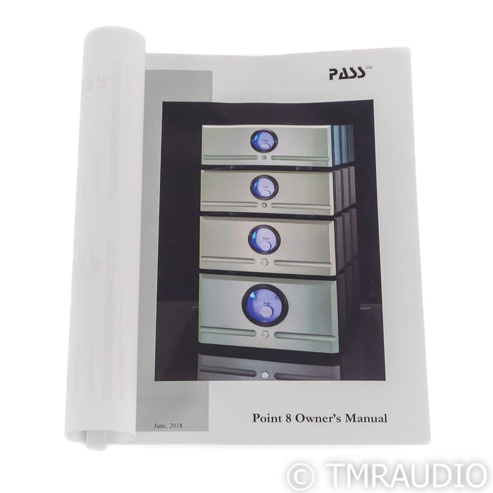 Pass Labs XA-60.8 Mono Power Amplifiers; XA60.8 Pair