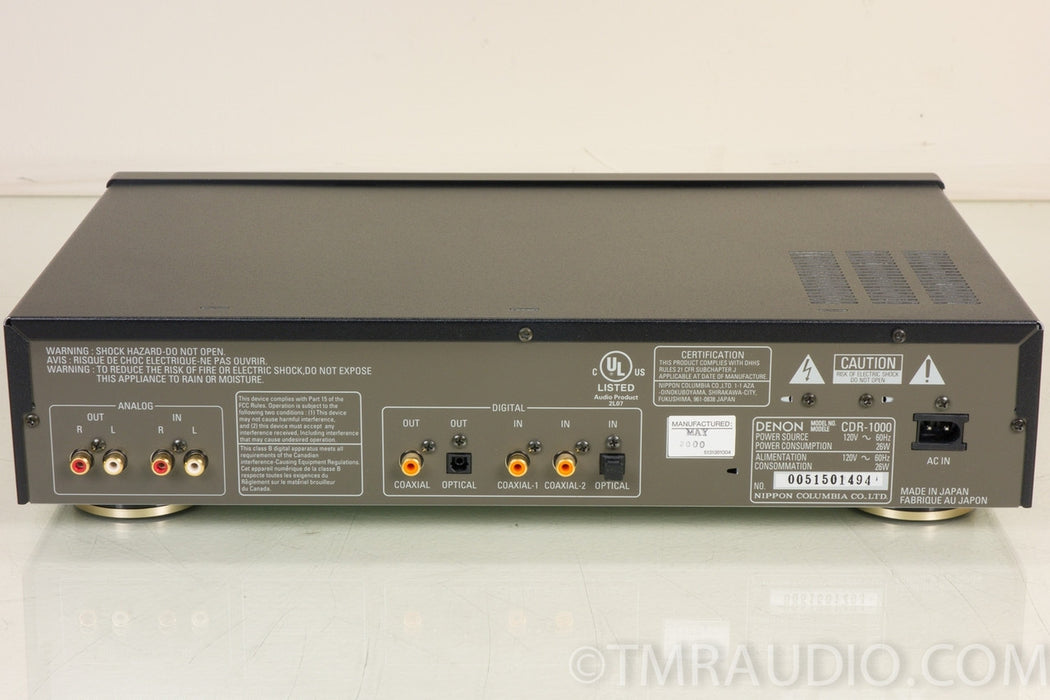 Denon CDR-1000 CD Recorder / Player in Factory Box