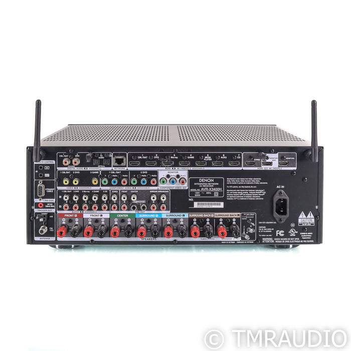 DENON AVR-X3400H 7.2 Channel Home Theater Reciever; WiFi; Bluetooth; Atmos
