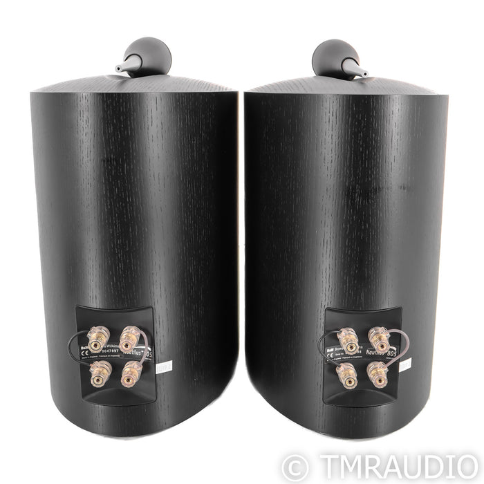 B&W Nautilus 805 Bookshelf Speakers; Pair