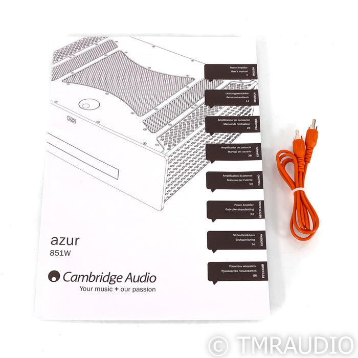 Cambridge Audio Azure 851W Class XD Power Amplifier