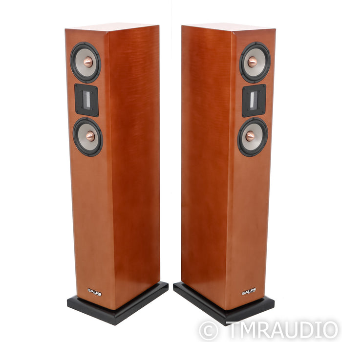 Salk Veracity ST Floorstanding Speakers; Cherry Pair