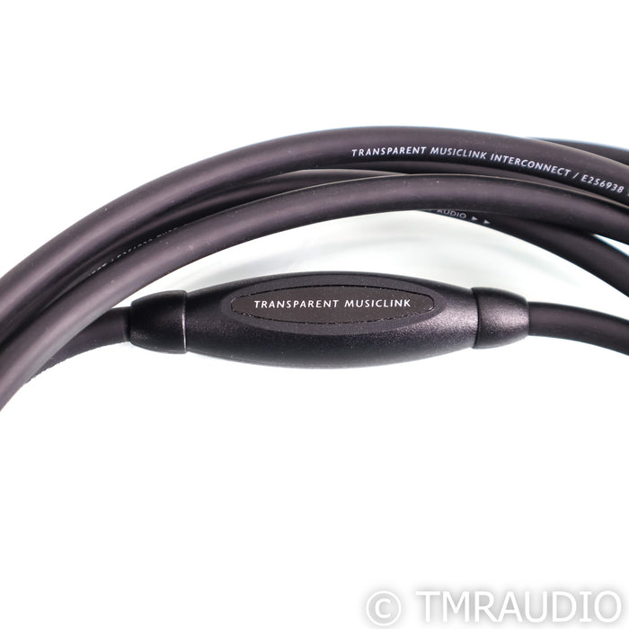 Transparent Audio MusicLink RCA Cables; 3m Pair Interconnects