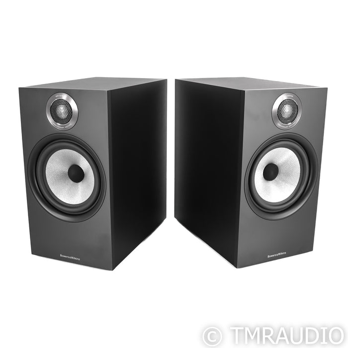 B&W 606 S2 Anniversary Edition Bookshelf Speakers; Black Pair