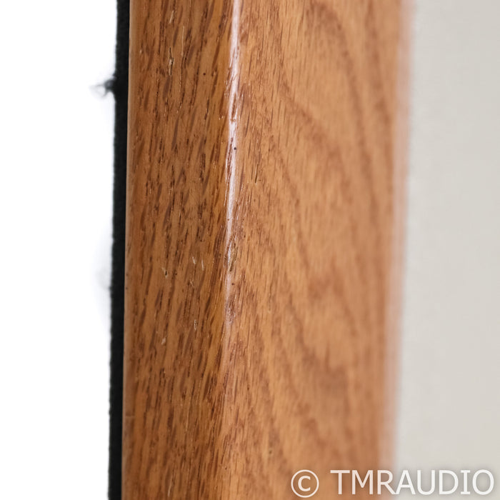 Magnepan MG-3.7 Planar Magnetic Floorstanding Speakers; Oak Pair w/ Off-White Fabric