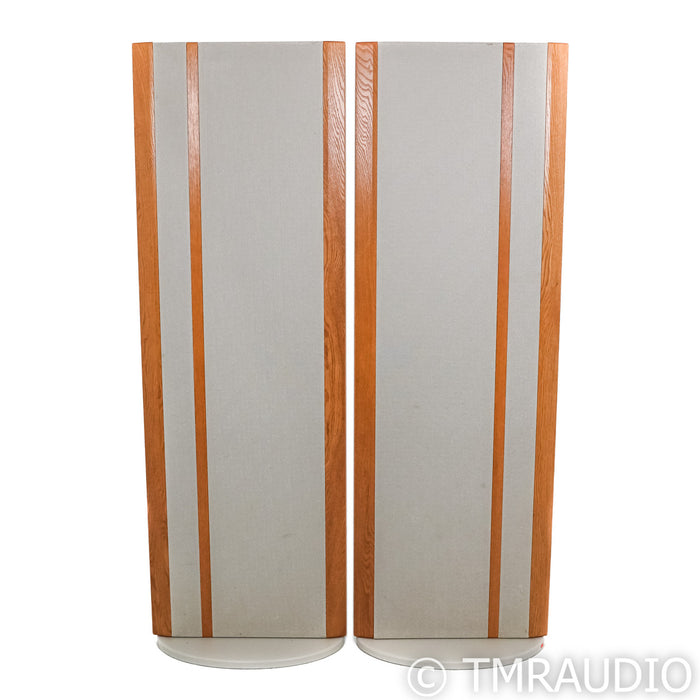 Magnepan MG-3.7 Planar Magnetic Floorstanding Speakers; Oak Pair w/ Off-White Fabric