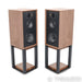 Wharfedale Linton 85th Anniversary Bookshelf Speakers; Walnut Pair w/ Stands