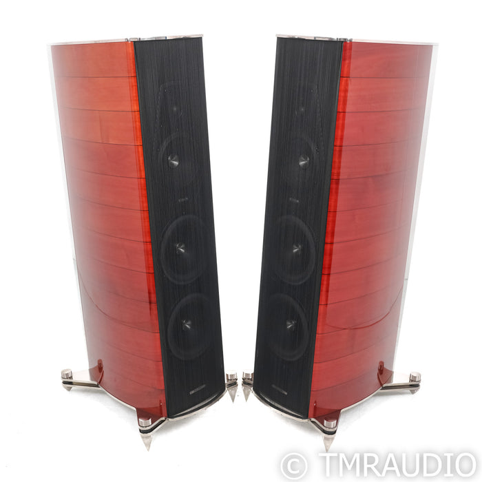 Sonus Faber Amati Futura Floorstanding Speakers; Red Violin Pair
