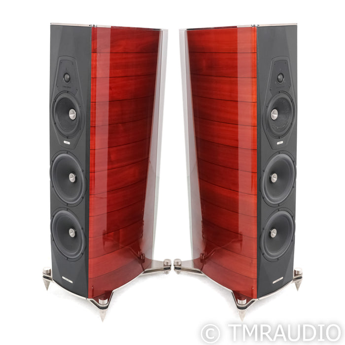 Sonus Faber Amati Futura Floorstanding Speakers; Red Violin Pair