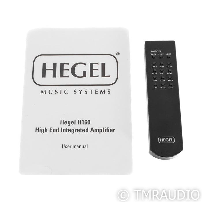 Hegel H160 Stereo Integrated Amplifier / DAC; H-160; D/A Converter